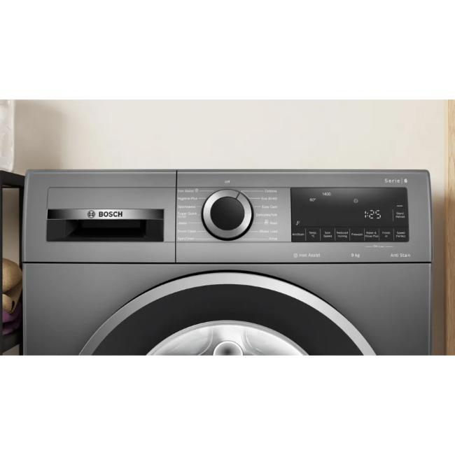 Bosch Series 6 Washing machine 9kg - Graphite | WGG244ZCGB - Image 3