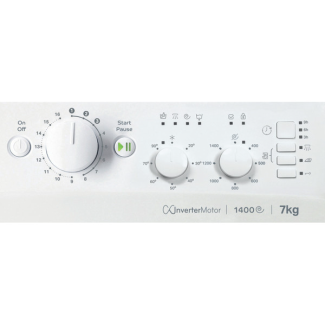 Indesit My Time Washing Machine - White | MTWC71485WUK - Image 4 Indesit My Time Washing Machine - White | MTWC71485WUK - Image 4