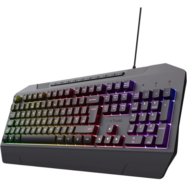 Trust Evocx Illuminated Gaming Keyboard | Black | T24726 - Image 2