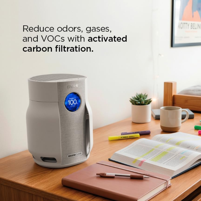 Shark BreatheClear Compact Pro Smart Air Purifier | Dove | HP062UK - Image 8