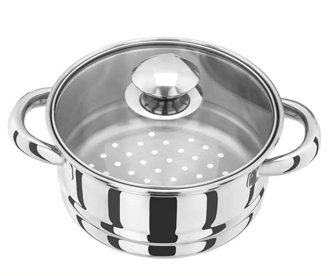 Judge Essentials 3 Tier Steamer Set - Stainless Steel | HX04  - Image 4