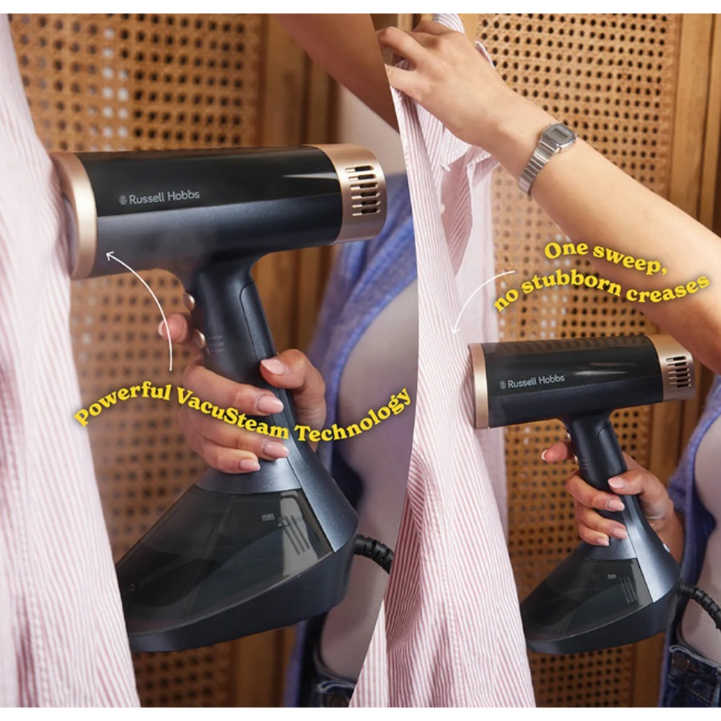 Russell Hobbs VacuSteam Clothes Steamer | Midnight Blue | 28550 - Image 2