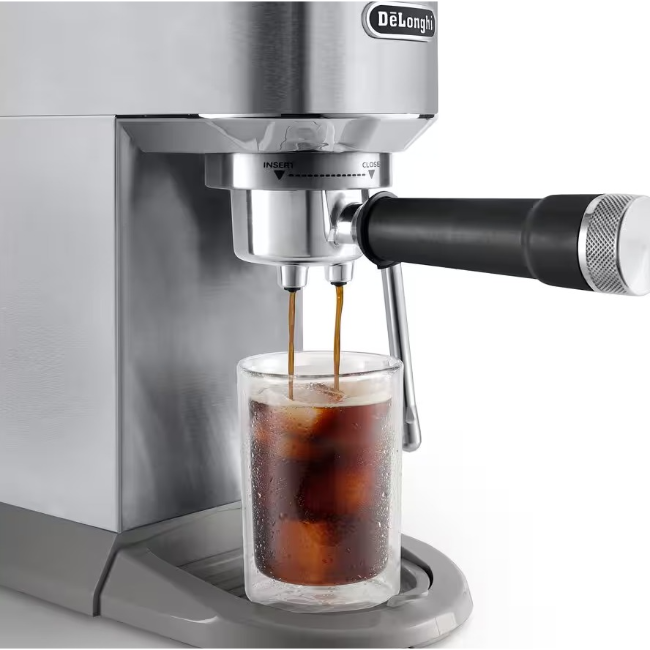 Delonghi Dedica Duo Espresso Coffee Machine with Cold Brew Option | Stainless Steel | EC890.M - Image 4