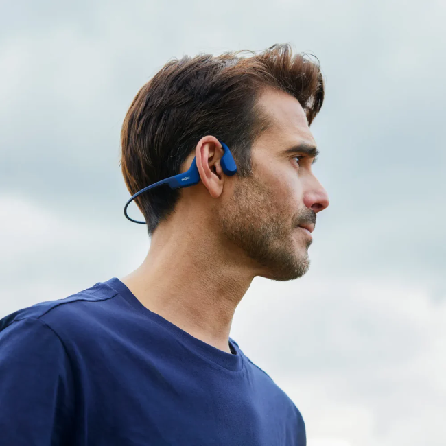 Shokz OpenRun Wireless Headphone - Blue  | S805-ST-BL - Image 6