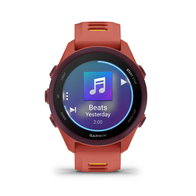 Garmin Forerunner 170 Music - Red Pink with Red Pink/Mango Band | 010-03920-13 - Image 3