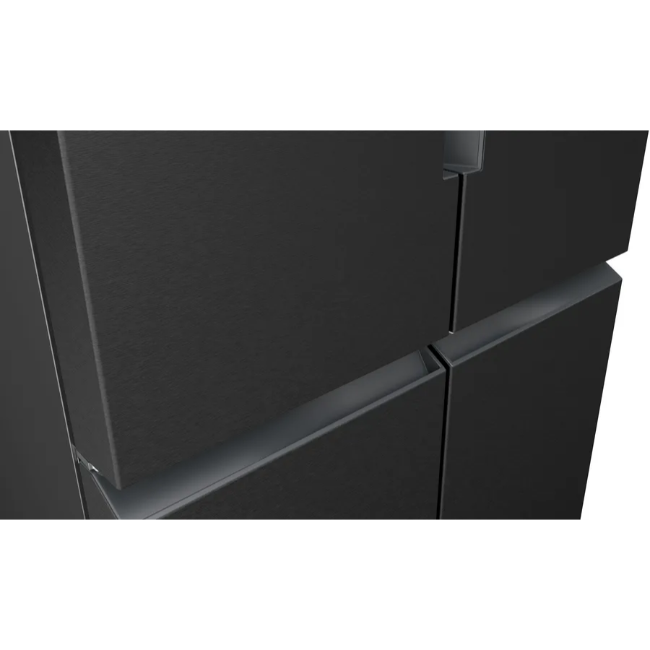 Siemens IQ300 French Door Fridge Freezer - Brushed Black Steel | KF96NAXEAG - Image 5