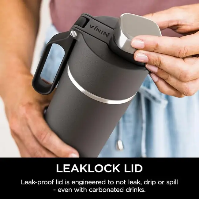 Ninja Thirsti 530ml Travel Bottle | Black | DW1801EUUKBK - Image 2