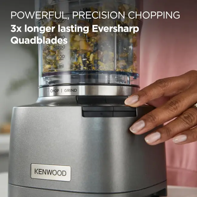 Kenwood Duo Prep 2-in-1 Chopper/Grinder | Black | CHP80.000BK - Image 2 Kenwood Duo Prep 2-in-1 Chopper/Grinder | Black | CHP80.000BK - Image 2