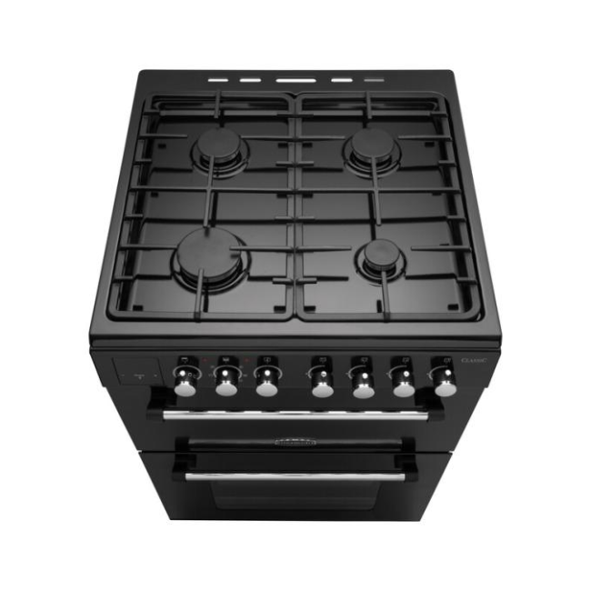 Rangemaster Classic All Gas Cooker - Black | CLA90NGFBK - Image 2