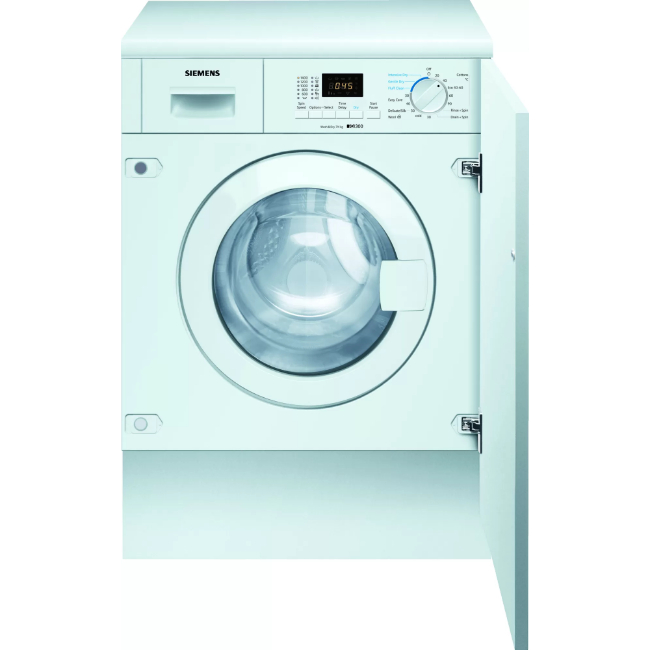 Siemens iQ300 7kg/4kg 1400 Spin Built-in Washer Dryer | WK14D322GB Siemens iQ300 7kg/4kg 1400 Spin Built-in Washer Dryer | WK14D322GB
