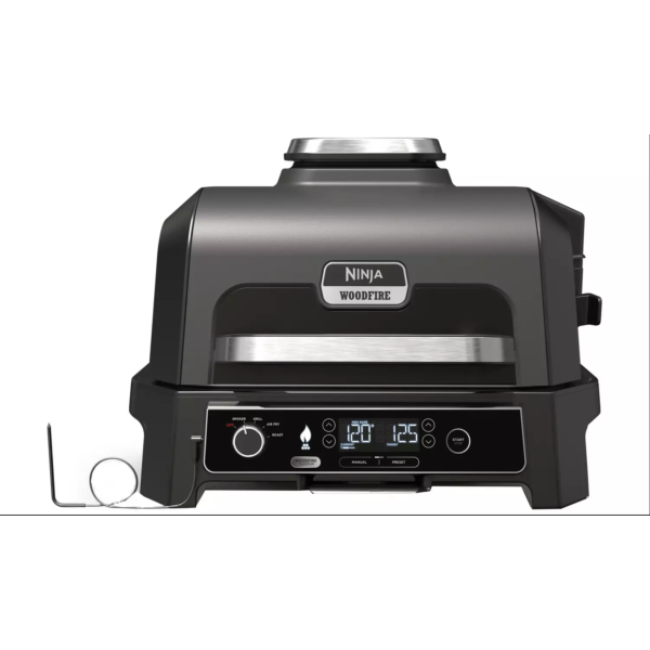 Ninja Woodfire BBQ Smart Cook Grey OG850UK1