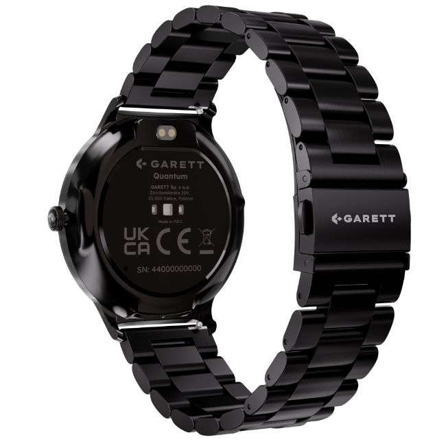 Garett Quantum Smartwatch - Black Steel | QUANTUM-BLACK - Image 4