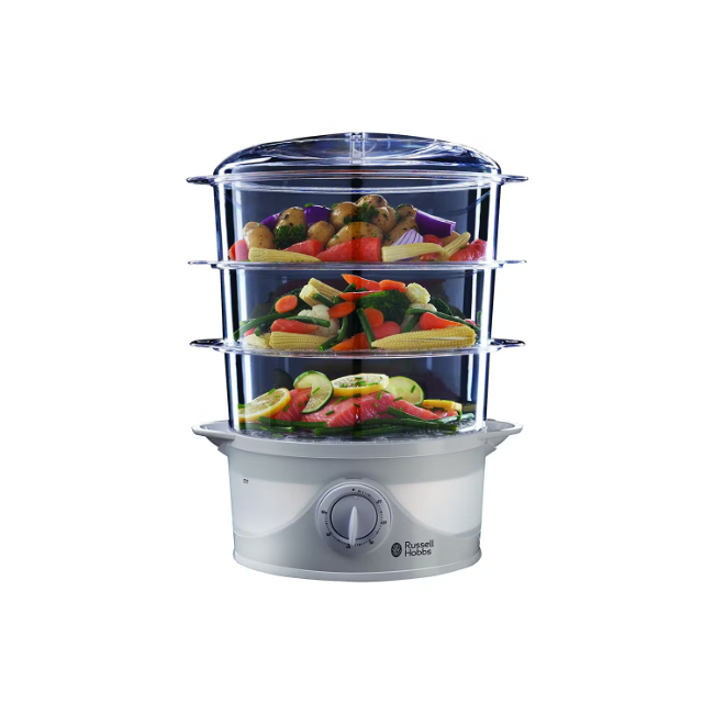 Russell Hobbs 3 Tier Food Steamer | 21140 - Image 2