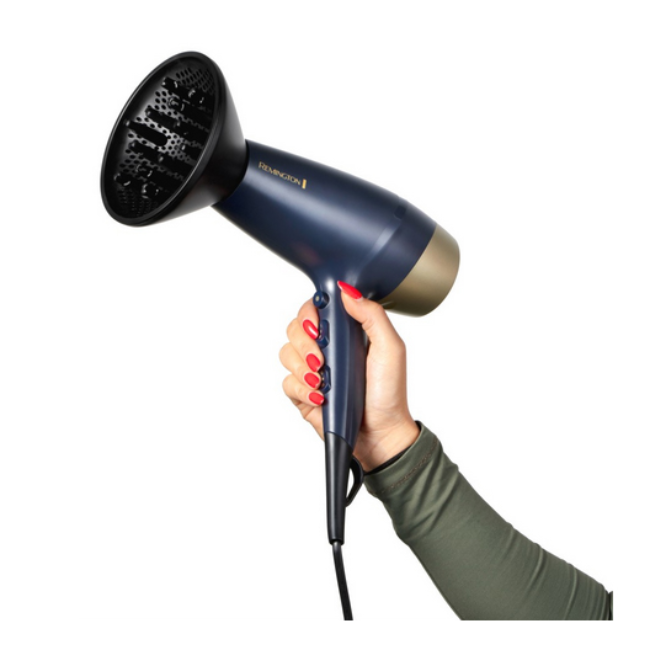 Remington Sapphire Luxe Hair Dryer | Blue & Champagne | D5805 - Image 4