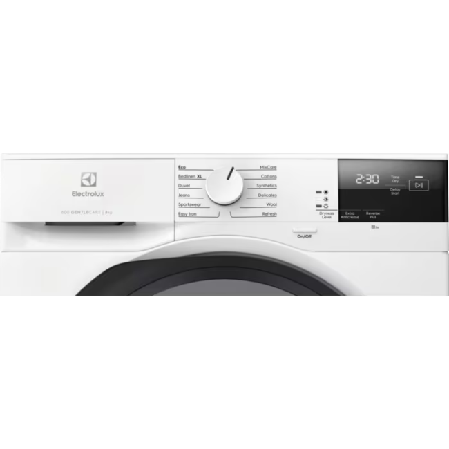Electrolux 600 GentleCare Heat Pump 8kg Tumble Dryer - White | EDHI6285B - Image 2