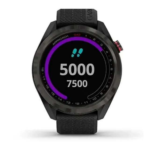 Garmin Approach S42 Gunmetal Golf Watch Black 010-02572-00