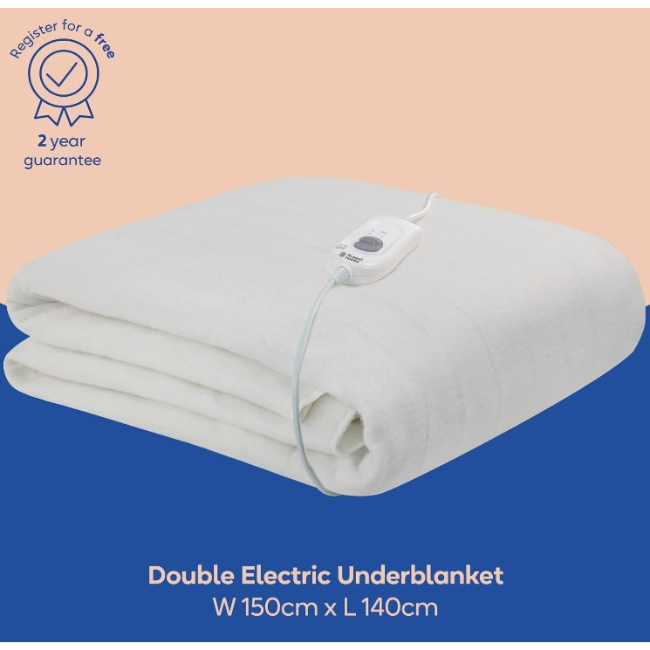 Russell Hobbs Double Underblanket Electric Blanket | RHEDB6002 - Image 2