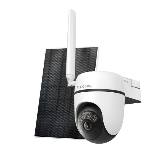 TP-Link Tapo 4g Sim 2k Solar Security Camera Kit Pan/tilt - White | TAPO-C615GKIT
