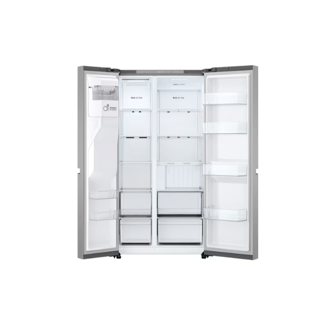 LG 641L NatureFRESH Side-By-Side Fridge Freezer - Prime Silver | GSLC40PYPE - Image 4