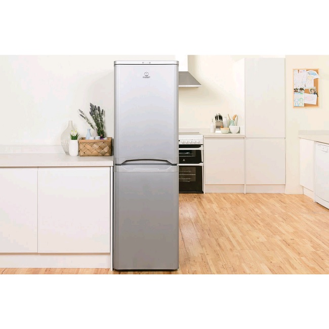 Indesit 55cm 1.7m Tall Silver Fridge Freezer I IBD 5517 S UK 1 - Image 4
