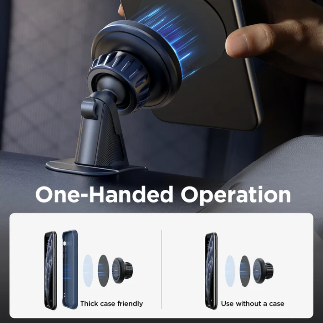 Joyroom Magnetic Car Phone Mount-  Black | HL-ZS356D - Image 7