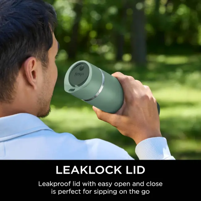 Ninja Sip Perfect Travel Mug | 400ml | Green | DW1603EUUKGN - Image 5