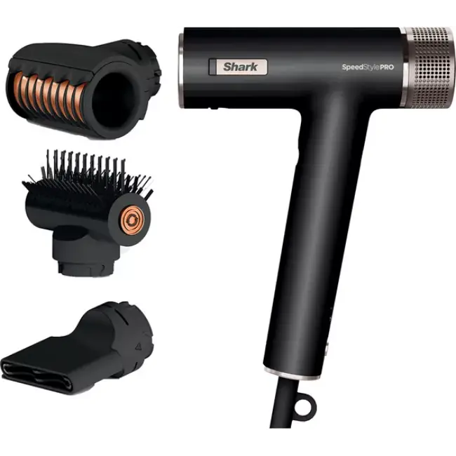 Shark SpeedStyle Pro 3-in-1 High-Velocity Hair Dryer System | Black | HD731UK - Image 2 Shark SpeedStyle Pro 3-in-1 High-Velocity Hair Dryer System | Black | HD731UK - Image 2