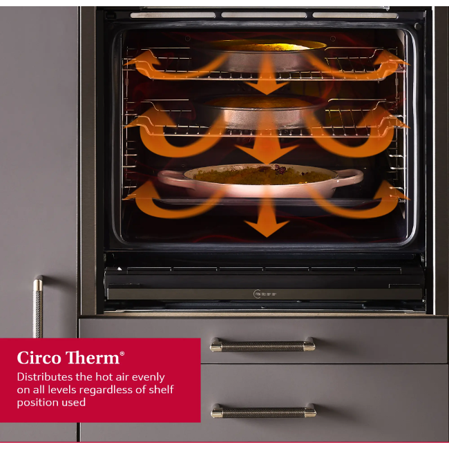 Neff N90 Built-In Single Oven with Added Steam function Oven with Slide'n'Hide - Black | B69VY7MY0 - Image 7