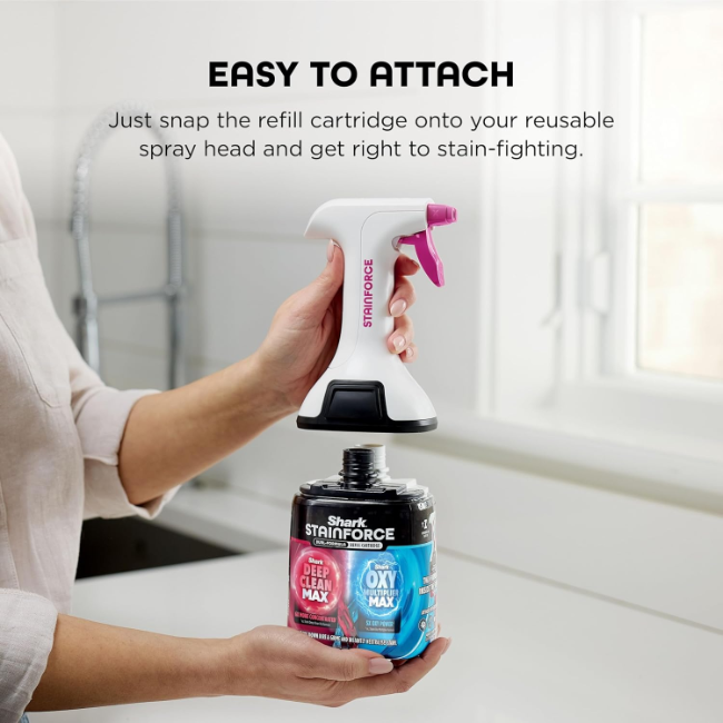 Shark StainForce 2 x 500ml Dual-Formula Refill | XSKBDHXCM500UK - Image 4