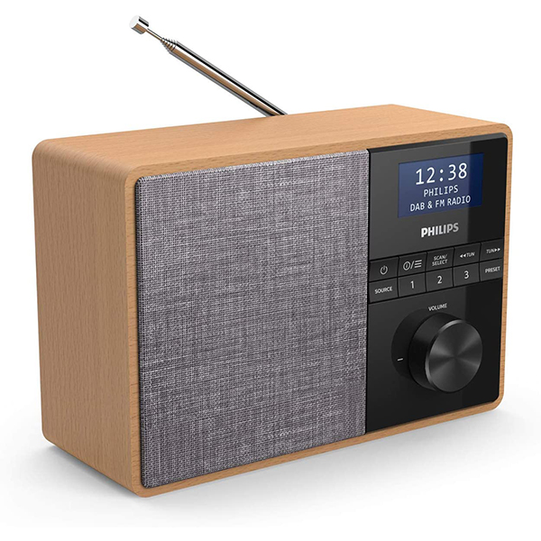Philips radio Portable Digital Black, Grey, Wood | TAR5505/10 - Image 3