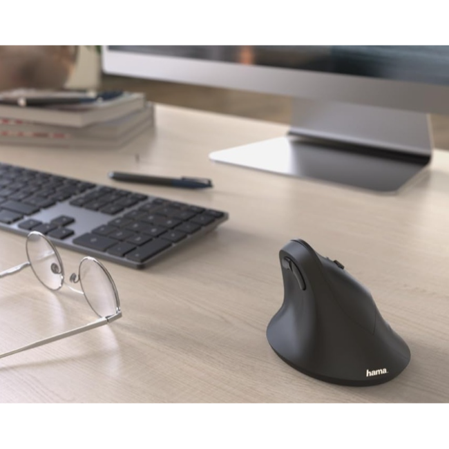 Hama EWM-500R Ergonomic Wireless Mouse | Black | 537478 - Image 4