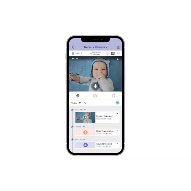 Hubble Nursery Pal Link Premium 5" Smart Baby Monitor | 5012786049178 | HUBBLE-PAL-LINK-PREM - Image 4