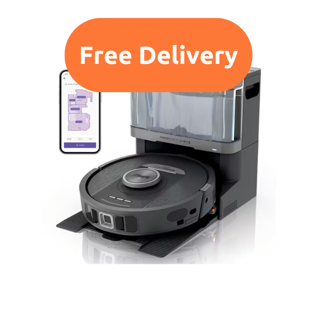 Shark PowerDetect NeverTouch 2-in-1 Self-Empty & Self-Refill Robot Vacuum & Mop - Black | RV2800YEUK