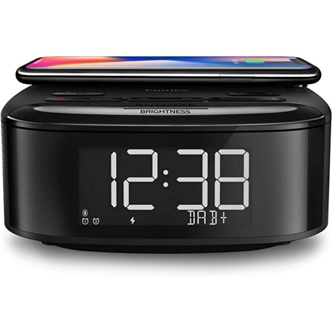 Philips Digital Clock Radio - Black | TAR7705-10 Philips Digital Clock Radio - Black | TAR7705-10