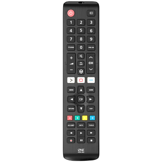One For All Samsung TV Replacement Remote | URC4910 One For All Samsung TV Replacement Remote | URC4910