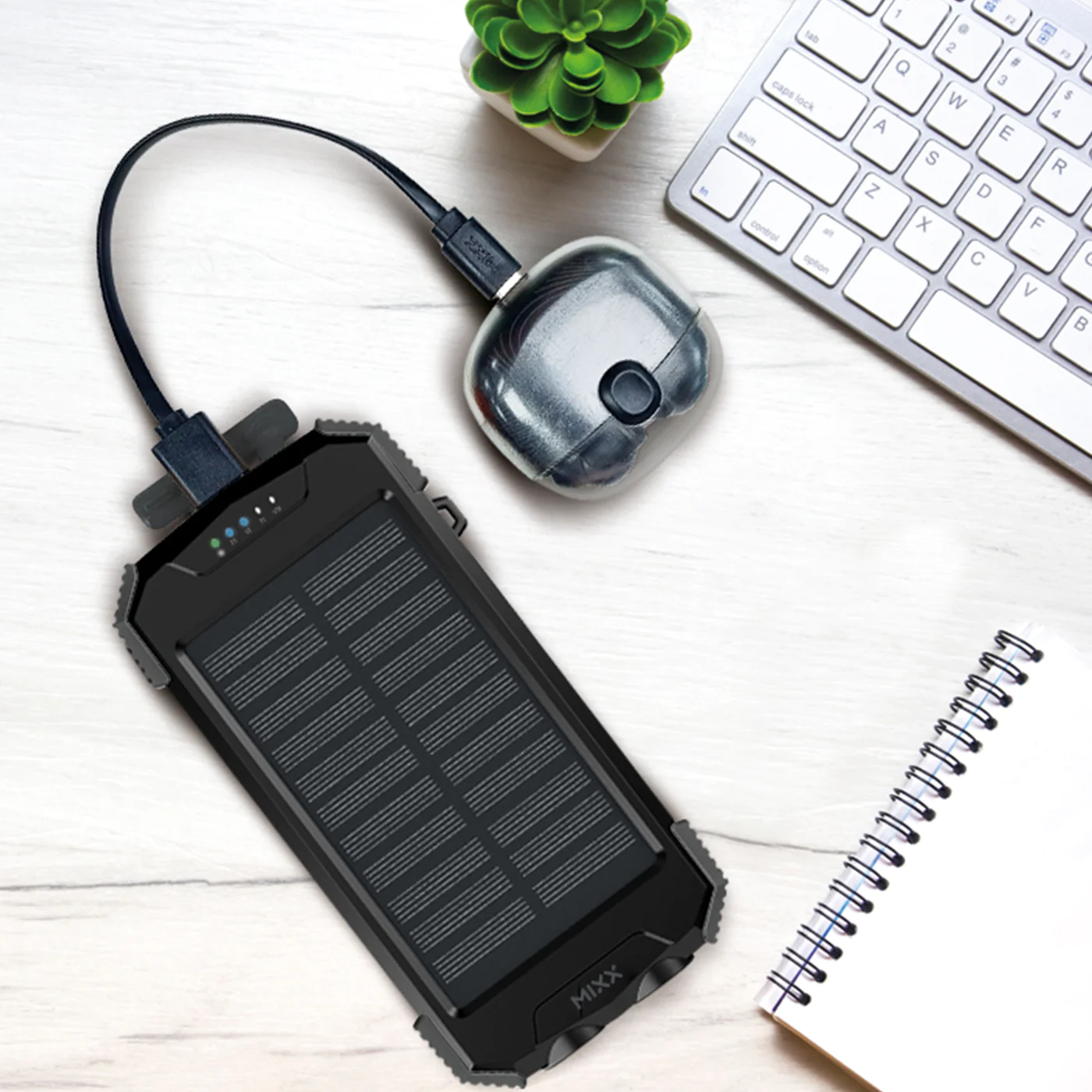 Mixx Solar 10 Power Bank - Black | SO10-66-BK-319 - Image 6
