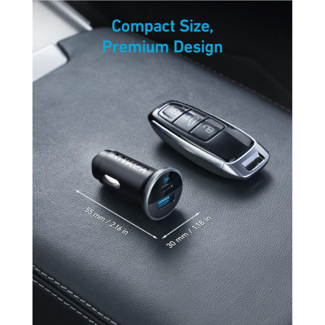 Anker 323 52.2W Car Charger | Black | A2735G11 - Image 5