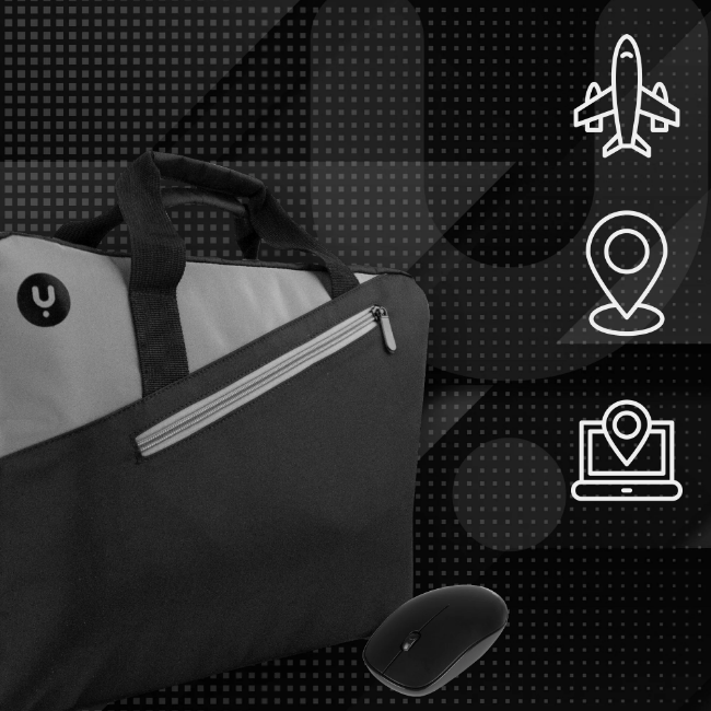 NGS 15.6" Laptop Bag & Wireless Mouse Master Kit - Black & Grey | 617962 - Image 2