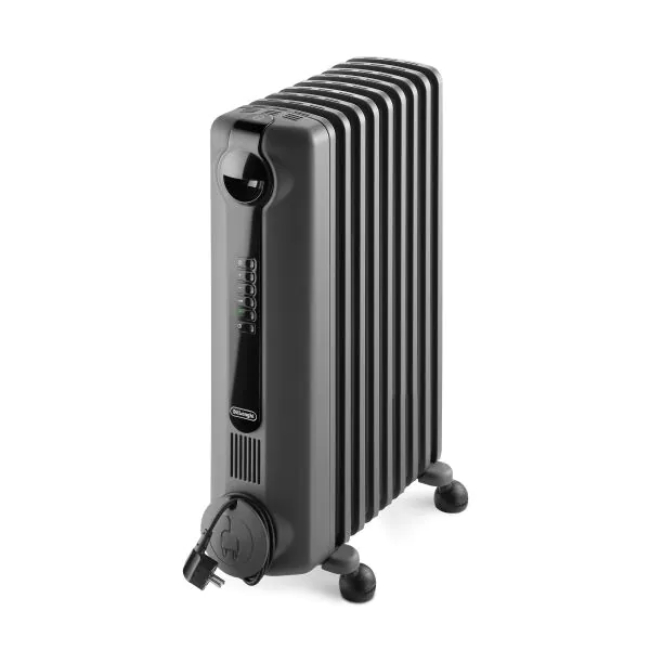 DeLonghi Radia S Oil Filled Radiator 2000W Grey | TRRS0920E.G DeLonghi Radia S Oil Filled Radiator 2000W Grey | TRRS0920E.G