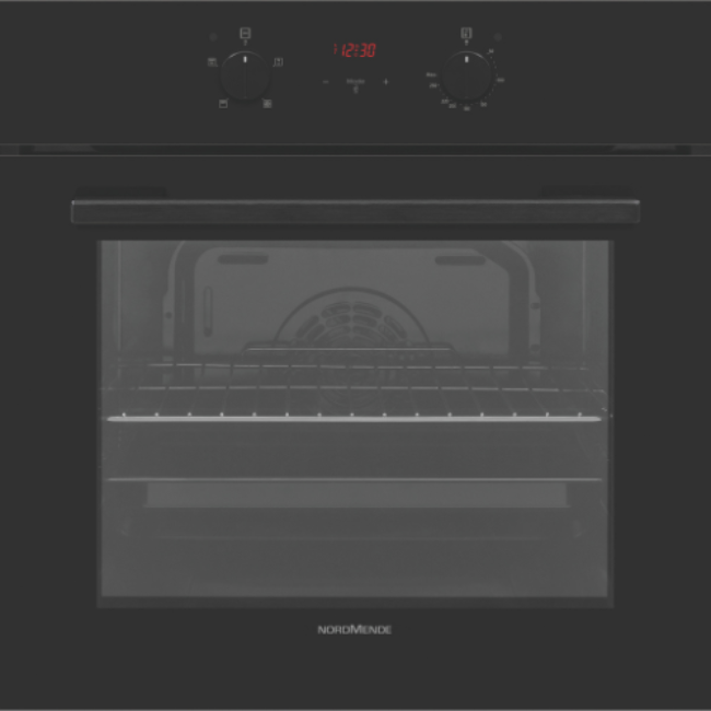 Nordmende Built In 65L Single Fan Oven - Black | SO207BL