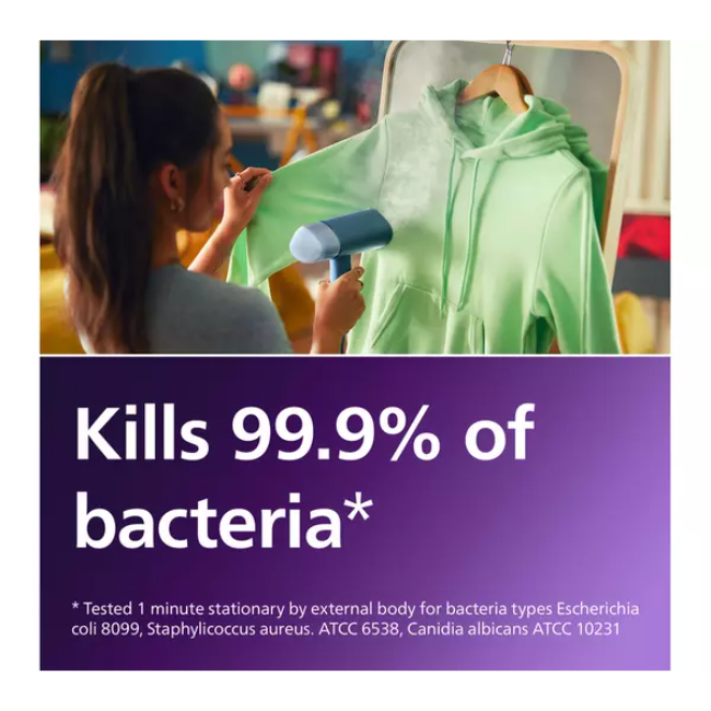 Philips Handheld Garment Steamer - Blue | STH3000/26 - Image 4