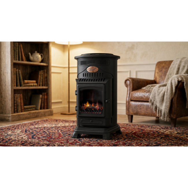 Sahara Provence Hybrid Indoor Portable Gas & Electric Heater - Black | PROVIR-HB6-BK - Image 11
