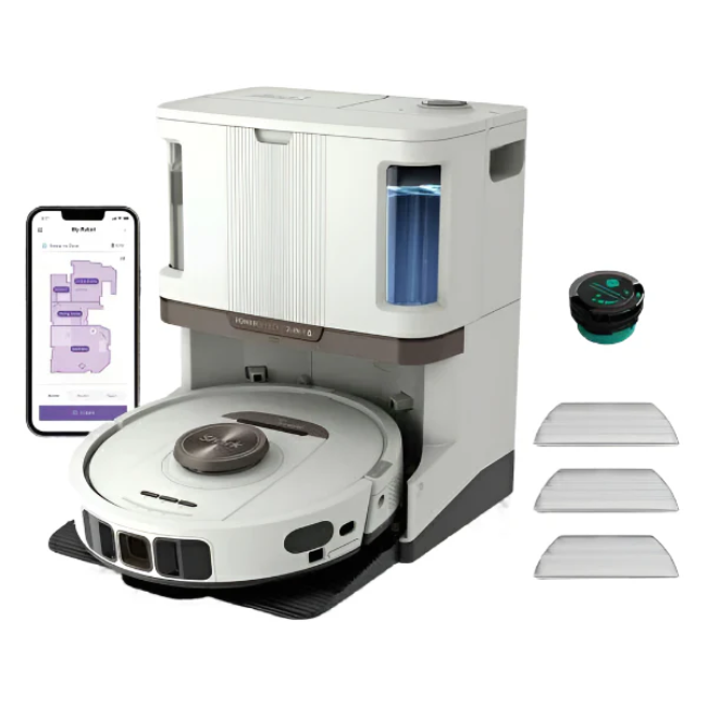 Shark PowerDetect NeverTouch Pro 2in1 Robot Vac & Mop  - White | RV2800ZEUKWH