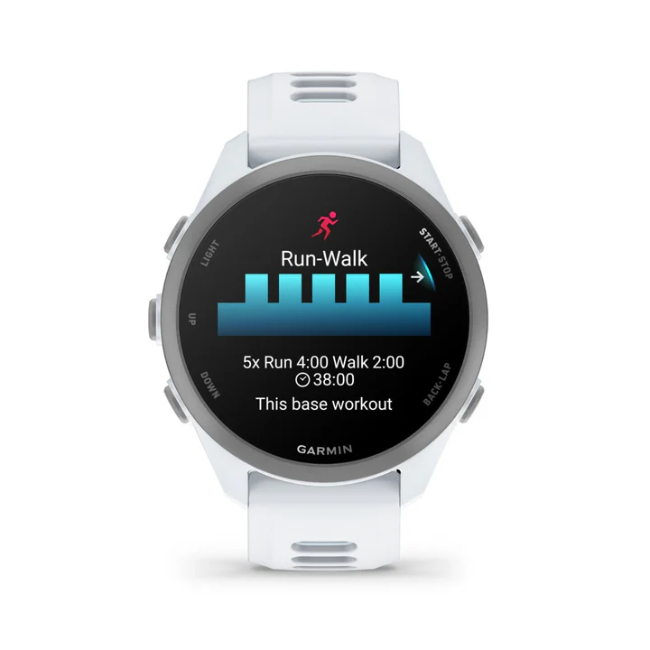 Garmin Forerunner 170 Music - Whitestone with Whitestone/Cloud Blue Band | 010-03920-11 - Image 12