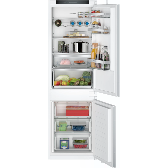 Siemens IQ300 Built-In Fridge-Freezer - White | KI86NVSE0G
