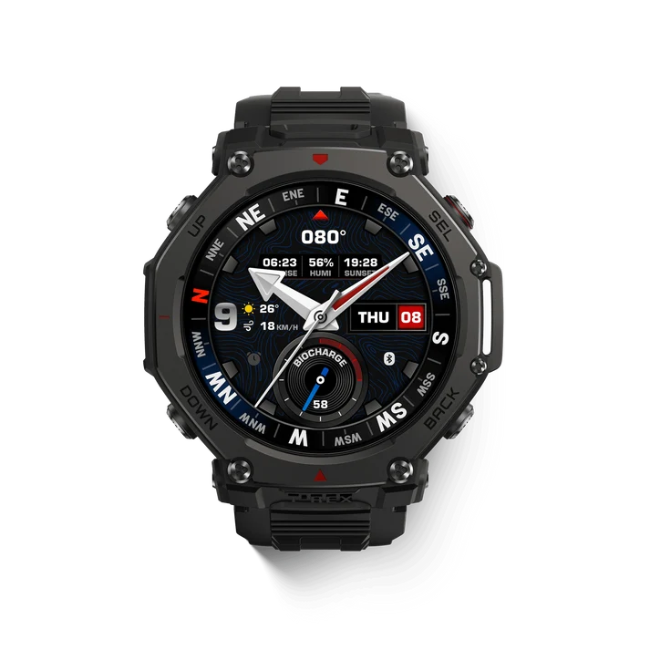 Amazfit T-Rex 3 Pro 48mm Smart Watch - Black | 146-W2443EU1N