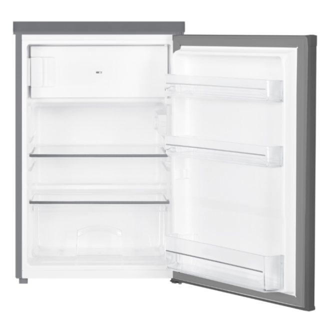 Belling 55cm Under Counter Fridge with Icebox - Black Steel | BR110BKIX