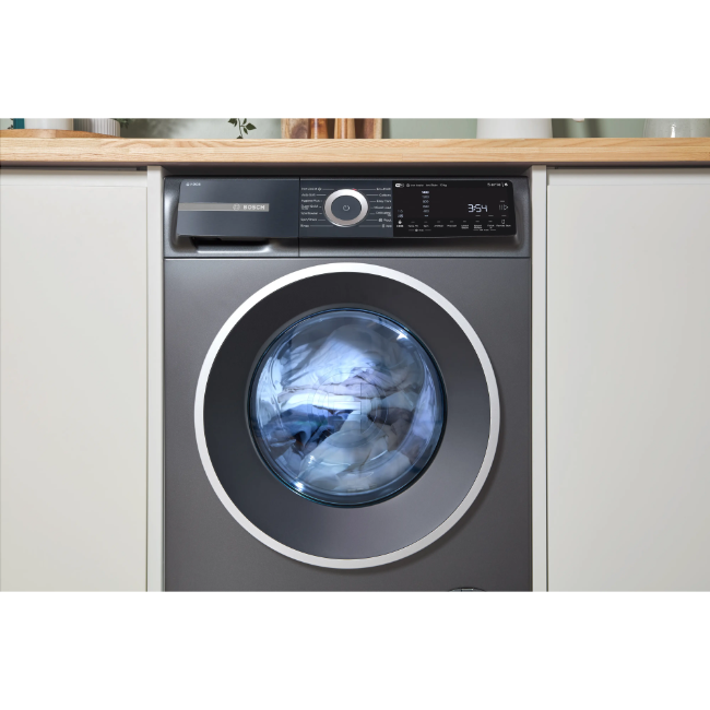 Bosch Series 6 Washing Machine 10kg 1400sp - Cast Iron Grey | WGH254ARGB - Image 9
