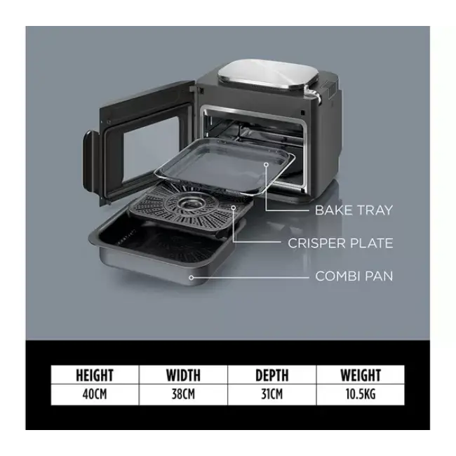 Ninja Combi 12-in-1 Multi-Cooker, Oven & Air Fryer | Grey | SFP700UK - Image 10
