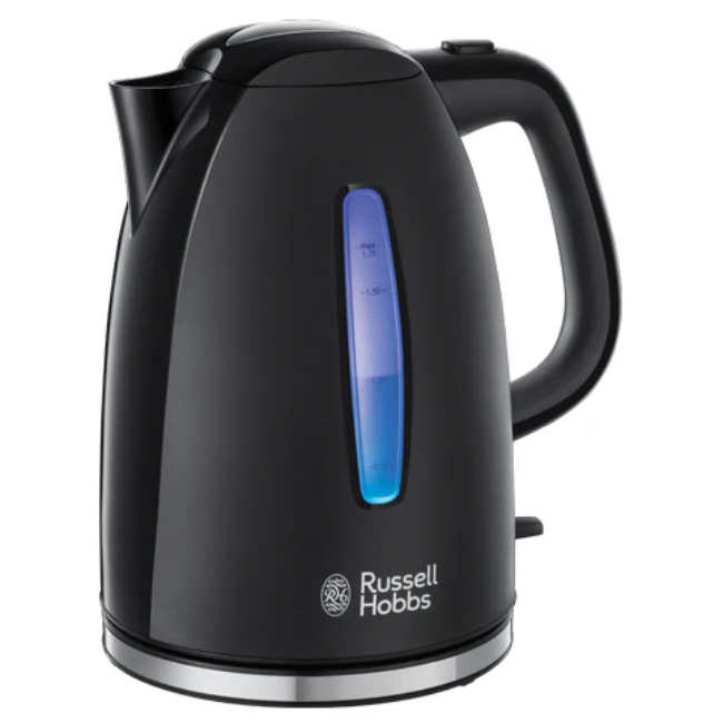 Russell Hobbs 1.7l Textures Plus Kettle | Black | 22591